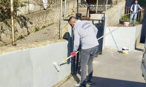 Körfez Belediyesi'nden Okullara Estetik Dokunuş