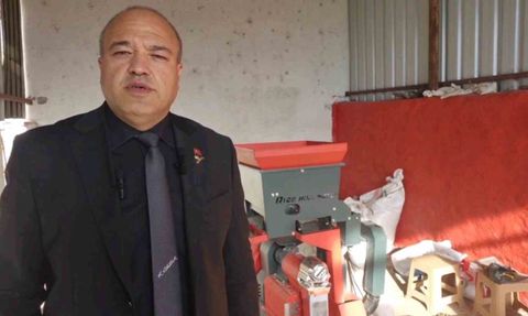 Küplü'de Ücretsiz Pirinç Soyma Tesisi üreticinin yükünü azalttı