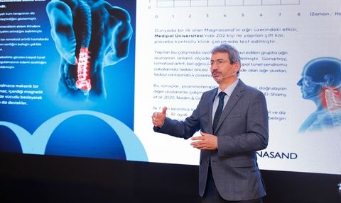 Magnasand 'Manyetik Siyah Kum' ile kas ve eklem ağrıları için medikal ürünlerini tanıttı