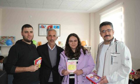 Malazgirt İlkokulu'na yeni kütüphane kazandırıldı