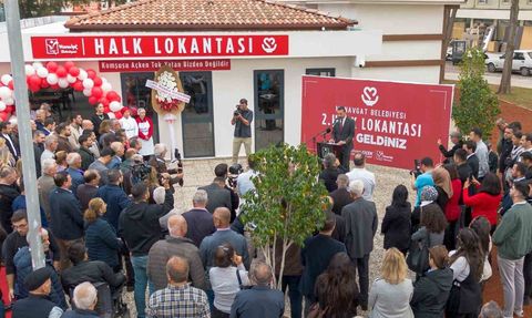 Manavgat'ta 2. Halk Lokantası hizmete açıldı