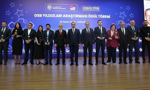 Mekap, OSB Yıldızları Ödülüne Layık Görüldü