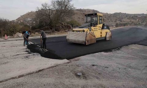 Melikgazi'de Esentepe'de 1.5 km yeni yol tamamlandı