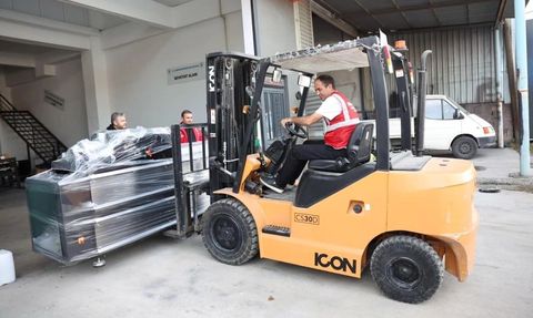 Merkezefendi’den Çerkezköy’e 33’üncü mama makinesi teslimi