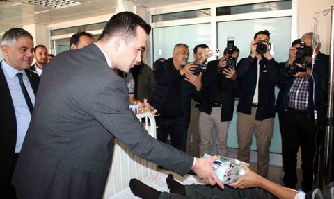 Midyat Devlet Hastanesi'nde çocuklara moral etkinliği