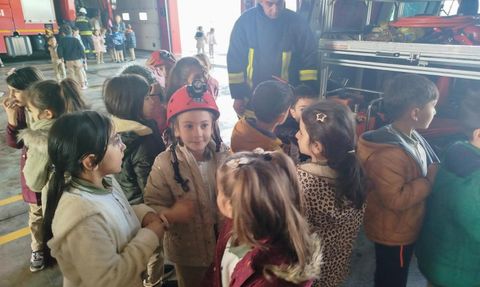 Minik Öğrenciler Erzincan İtfaiyesinde İtfaiyeciliği Yerinde Öğrendi