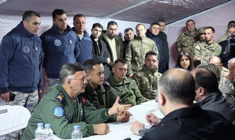 MSB: Gürcistan'da düşen C-130 için kaza kırım ve arama kurtarma çalışmaları sürüyor