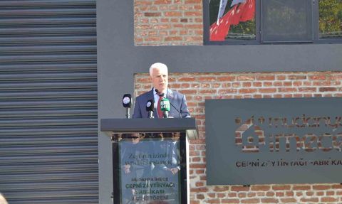 Mudanya İmece Zeytinyağı Fabrikası hizmete açıldı