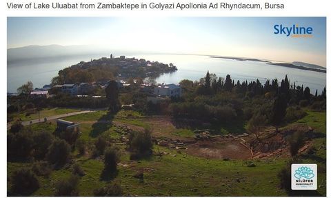 Nilüfer Belediyesi Gölyazı’yı Skyline Webcams ile 7/24 canlı yayınlıyor