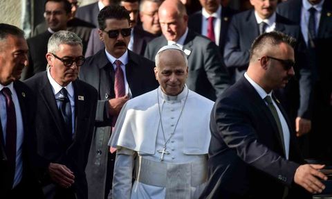 Papa 14. Leo Şişli'de Kutsal Ruh Katedrali'nde ayine katıldı
