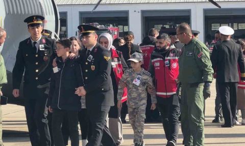 Sakaryalı şehit Akın Karakuş Cengiz Topel Havalimanı'nda uğurlandı