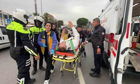 Samsun'da Motosiklet Kazası: Bir Yaralı