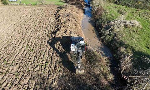 Sinop’ta Dikenli Mahallesi’nde dere ıslahı ile taşkın riski azaltılacak