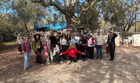 Stratonikeia Antik Kenti Menteşe Belediyesi Resim Topluluğunu Ağırladı