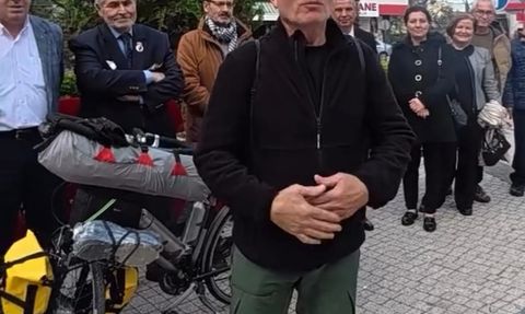 Susurluklu Fahrettin Şener bisikletle ümre yolculuğuna çıktı