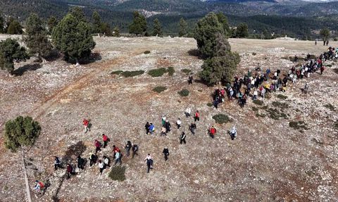 Tarihi Kilikya Yolu Yürüyüşleri Çamlıyayla etaplarında yoğun ilgi görüyor