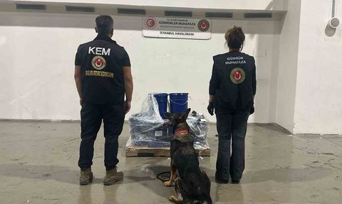 Ticaret Bakanlığı Gümrükler Muhafaza ekipleri 450,8 kg uyuşturucu yakaladı