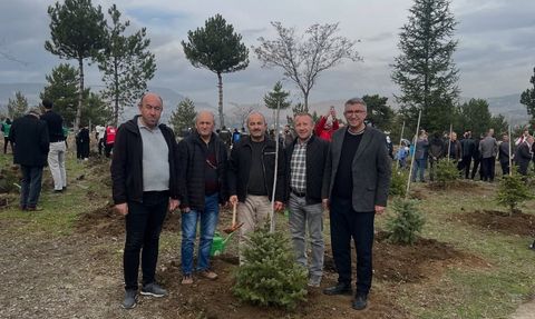 Tunçbilek’te 2 bin karaçam fidanıyla Milli Ağaçlandırma coşkusu
