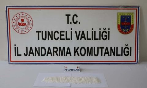 Tunceli'de metamfetamin operasyonu: 205 gram, yaklaşık 3 bin içimlik ele geçirildi