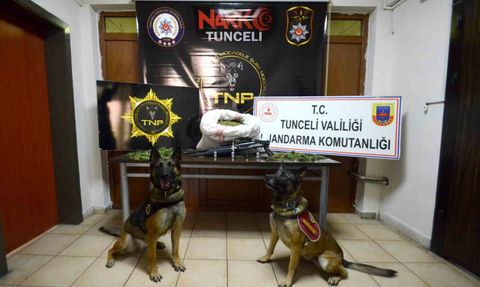 Tunceli merkezli 3 ilde uyuşturucu operasyonunda 23 kilo esrar ele geçirildi