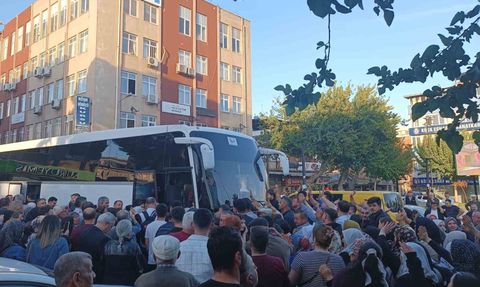 Umre Yolcuları Köşk’ten Kutsal Topraklara Uğurlandı