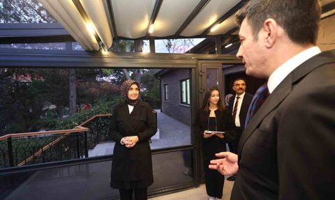 Valilik bahçesinde kafe projesi sona yaklaşıyor