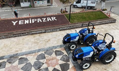 Yenipazar Belediyesi iki yeni traktörle hizmet kapasitesini artırdı