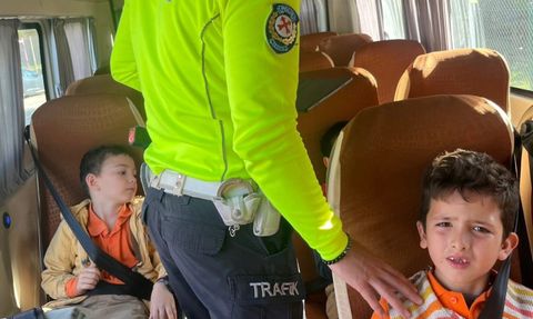 Yenipazar'da öğrenci servislerine kapsamlı denetim