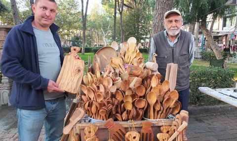 Zeytin Odunlarıyla Mutfak Gereçleri Üretimi