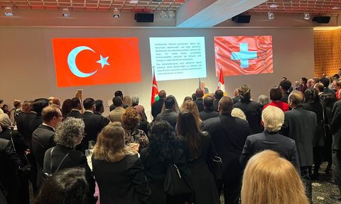 Zürih'te Türkiye Cumhuriyeti'nin 102. Yılı Kutlaması Yapıldı