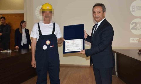 Adana'da denetimli serbestlik yükümlülerine meslek eğitimi