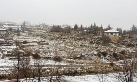 Adana'nın yüksek ilçelerinde kar etkili oldu