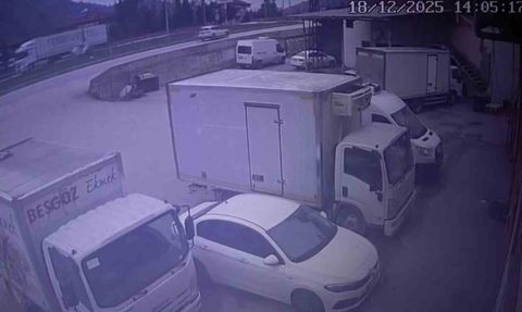 Amasya'da duruşmaya giderken hayatını kaybeden genç avukatın kaza görüntüleri