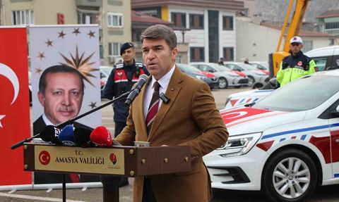 Amasya'ya 71 yeni emniyet ve jandarma aracı teslim edildi
