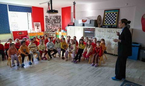 Anaokulunda 'Su Müfettişi' ile su tasarrufu eğitimi