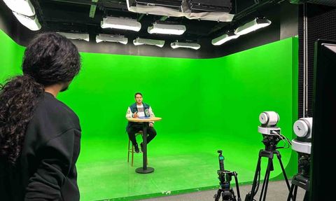 Animasyon Öğrencileri SUBÜ Stüdyolarında Green Screen Uygulamalarını İnceledi