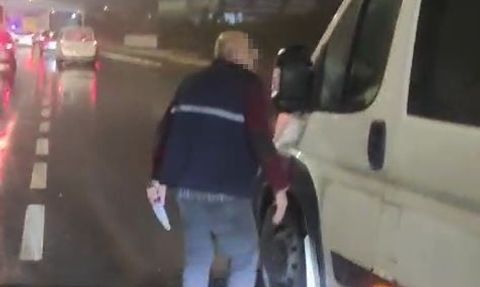 Arnavutköy’de emniyet şeridi tartışması bıçaklı tehdide dönüştü