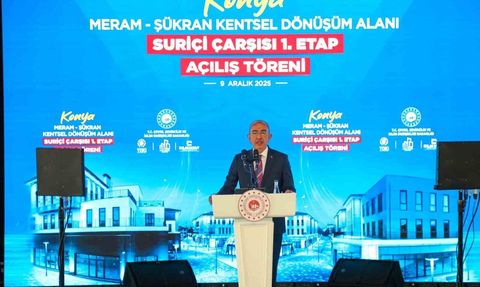 Bakan Kurum Suriçi Çarşısı 1. Etabının açılışını yaptı
