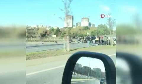 Başakşehir'de kafa kafaya çarpışma: 1 ölü, 2 ağır yaralı