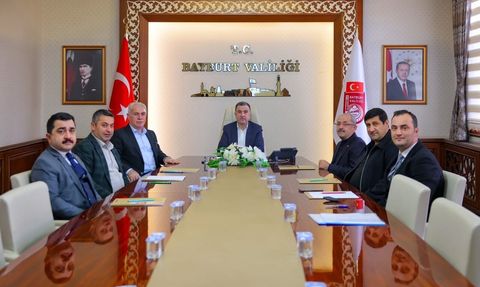 Bayburt'ta Doğal Taş Fabrikası ve OSB yatırımları değerlendirildi