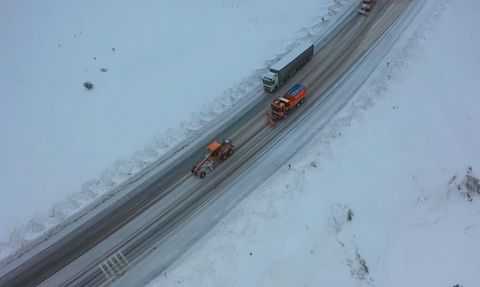 Bayburt ve Erzincan’ın yüksek kesimlerinde kar etkili oldu