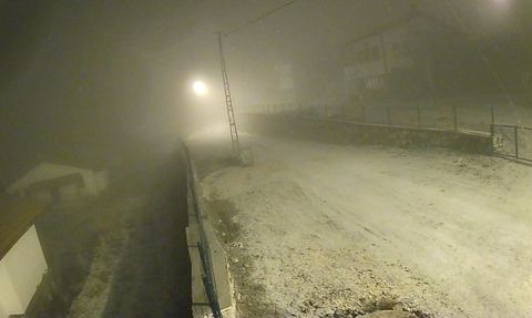 Beypazarı'nın yüksek kesimlerinde kar etkili oldu