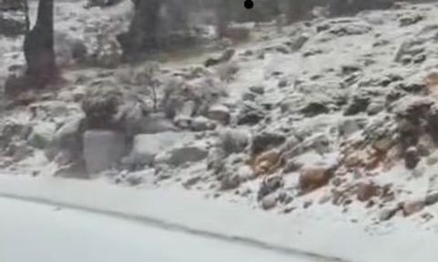 Bozdağ'da kar yağışı: Denizli'nin yüksekleri beyaza büründü