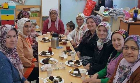 Bozdoğan'da minikler yerli ürünlerle ekmek yapmayı öğrendi