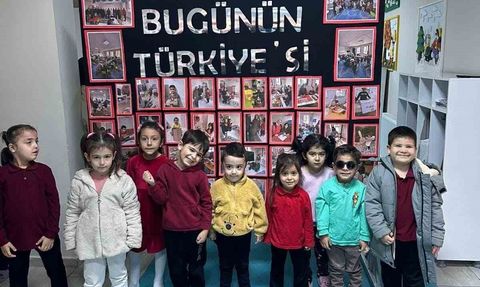 Bozkır'da anaokulu öğrencilerinden Yerli Malı Haftası'nda savunma sanayi maketleri sergisi