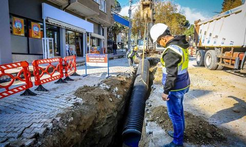 Buldan'da 25,7 milyon TL'lik yağmur suyu hattı yatırımı