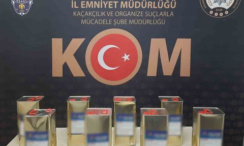 Burdur'da 2025'te 1.284,5 litre kaçak ve sahte alkol ele geçirildi