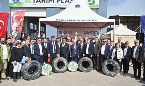 Bursa Büyükşehir'den %50 Hibeli Damlamalı Sulama Borusu Desteği