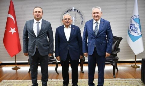 Büyükkılıç, Tarım Reformu Genel Müdürü Osman Yıldız'ı kabul etti