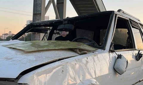 Defne'de Tofaş Takla Attı, Sürücü Yaralandı